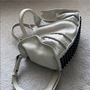 Alexander Wang Rocco White with black studs
